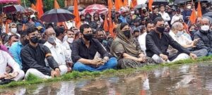 Maratha Reservation | पुन्हा एकदा मराठा क्रांती मुक मोर्चाने रनसिंग फुकले. कोल्हापुरात एल्गार