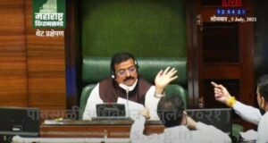 सभागृहात गोंधळ, १२ आमदार निलंबित |Misconduct in the Legislative Assembly, 12 MLAs suspended.