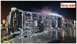 असा झाला प्रवासी बसचा भीषण अपघात 26 प्रवाशांचे गेले  प्राण | Buldhana Bus Accident On Samruddhi Highway 26 Passengers Died