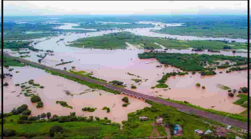 मराठवाड्यात अतिवृष्टीचे थैमान: नद्यांना महापूर, शेतीचे मोठे नुकसान